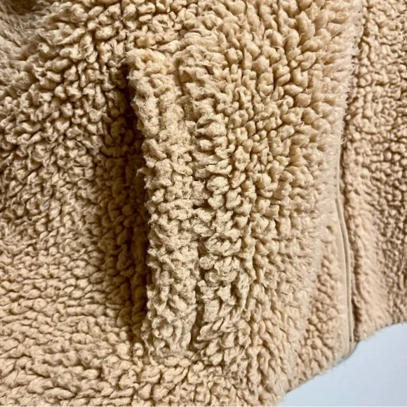 EUC | Sonoma Cozy Soft Tan Teddy Jacket | Size XL - Picture 4 of 9